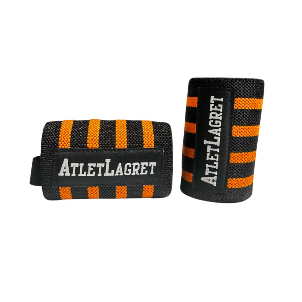 AL Wrist Wraps Stripe Black/Orange