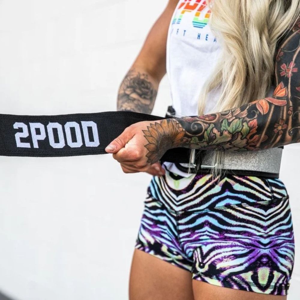 2Pood Diamond 4 Straight Weightlifting Belt