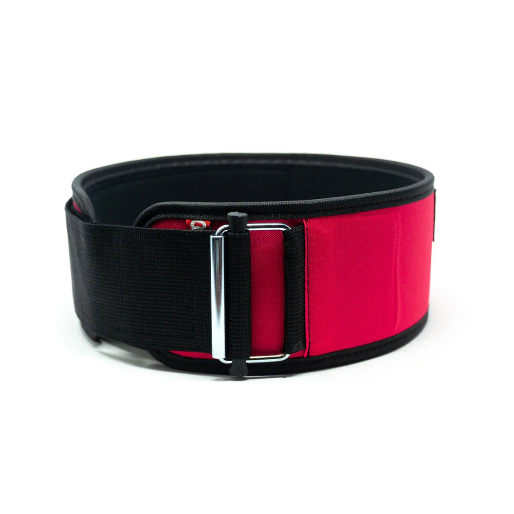 2Pood Flare 4 Weightlifting Belt Red Neon