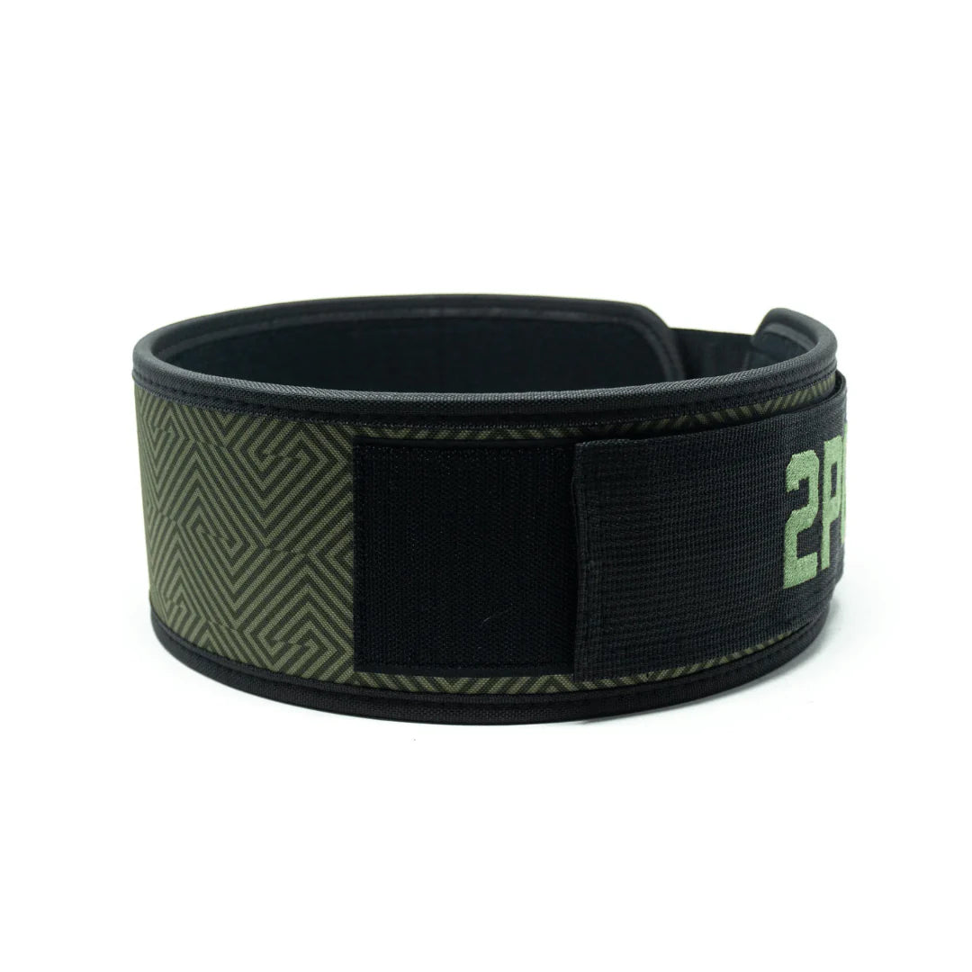 2Pood Forest 4 Weightlifting Belt Dk Green
