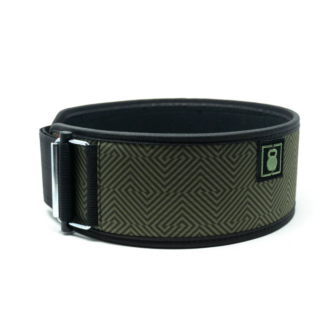2Pood Forest 4 Weightlifting Belt Dk Green