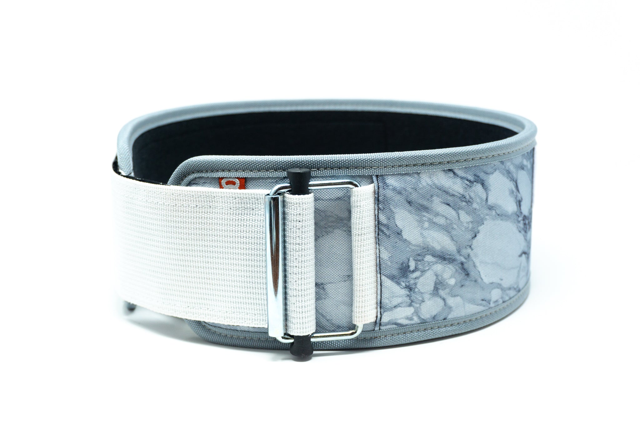 2Pood Marble White 4 Straight Weightlifting Belt