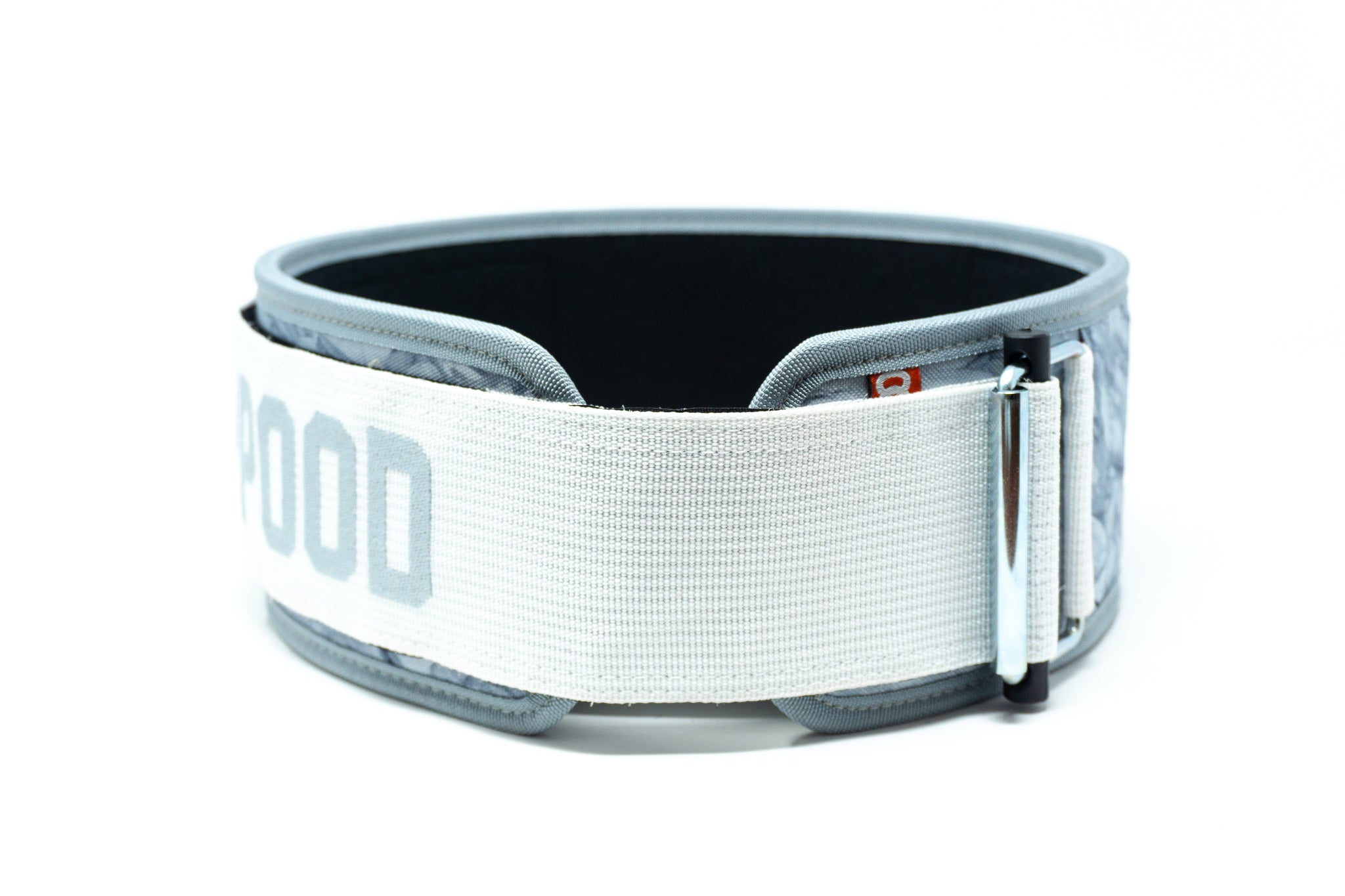 2Pood Marble White 4 Straight Weightlifting Belt