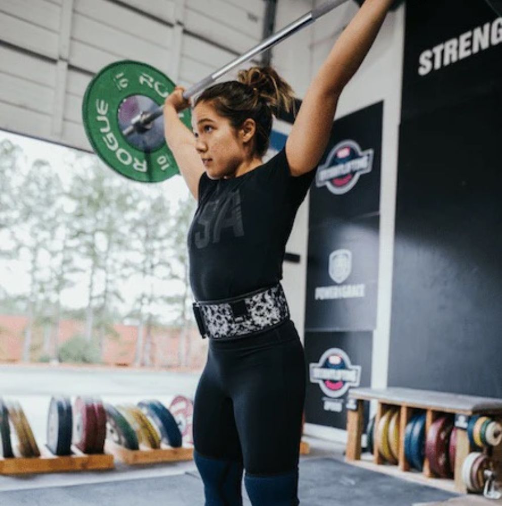 2Pood Midnight Tie 4 Straight Weightlifting Belt