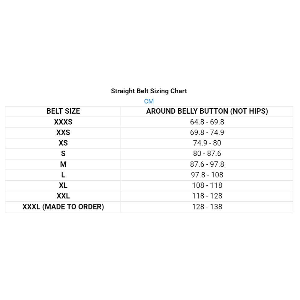 2Pood Positive Vibes by Alexis Raptis 4 Straight Weightlifting Belt