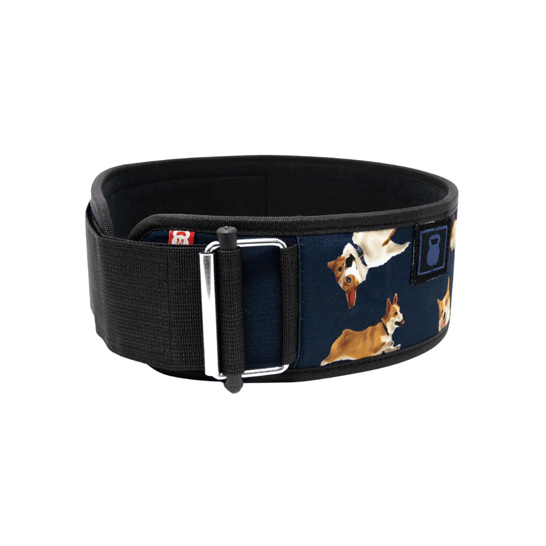 2Pood Winston the Corgi Straight Weightlifting Belt