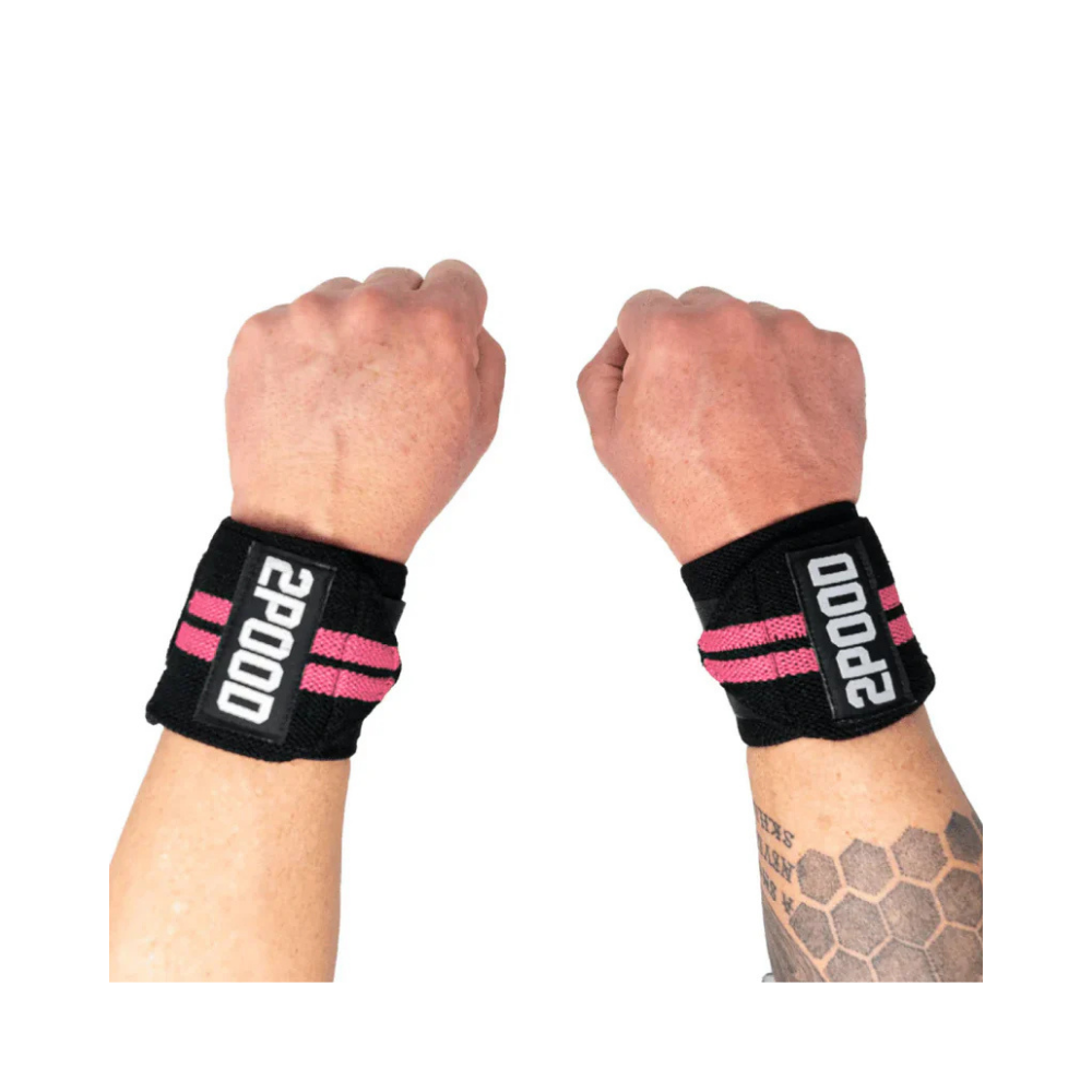 2Pood Wrist Wraps - Pink