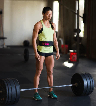 2Pood Bombshell (Sparkle) 4 Weightlifting Belt Pink