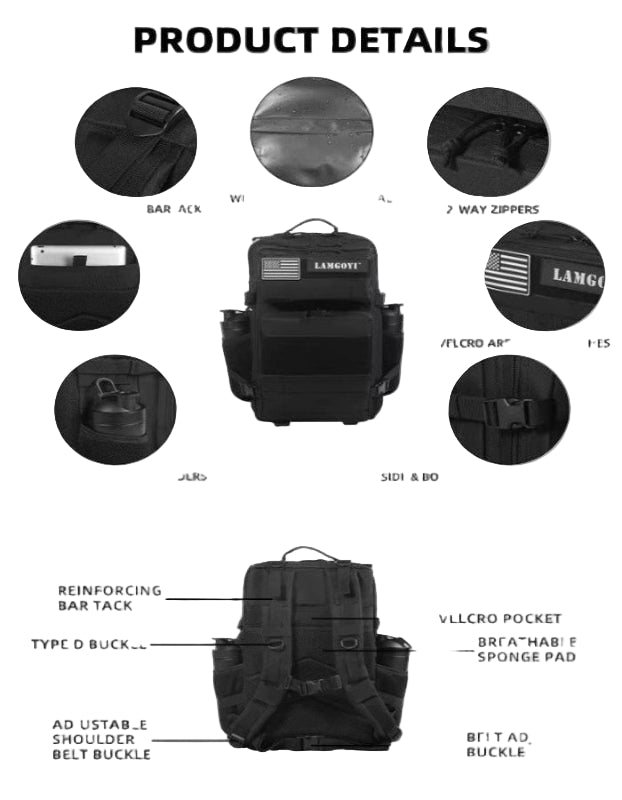 AL Backpack Tactical 45 Liter - Pink