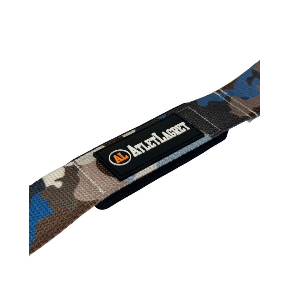 AL Lifting Straps - Blue Camo