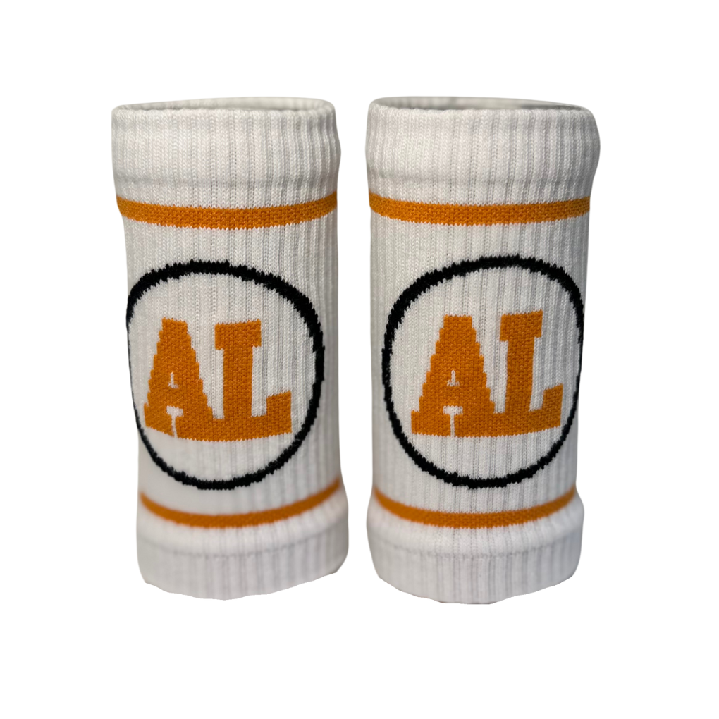 AL Wristband - White/Orange
