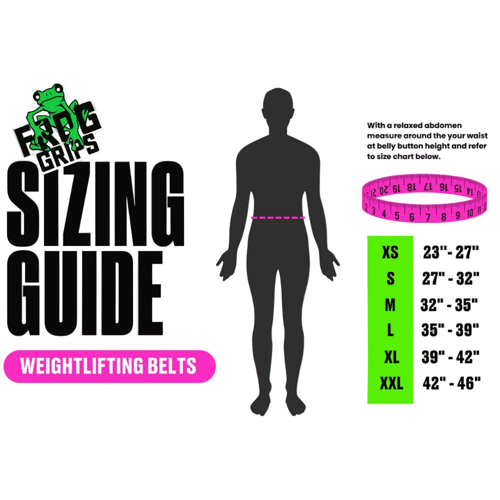 Frog Grips - Lifting Belt - Fluro Pink