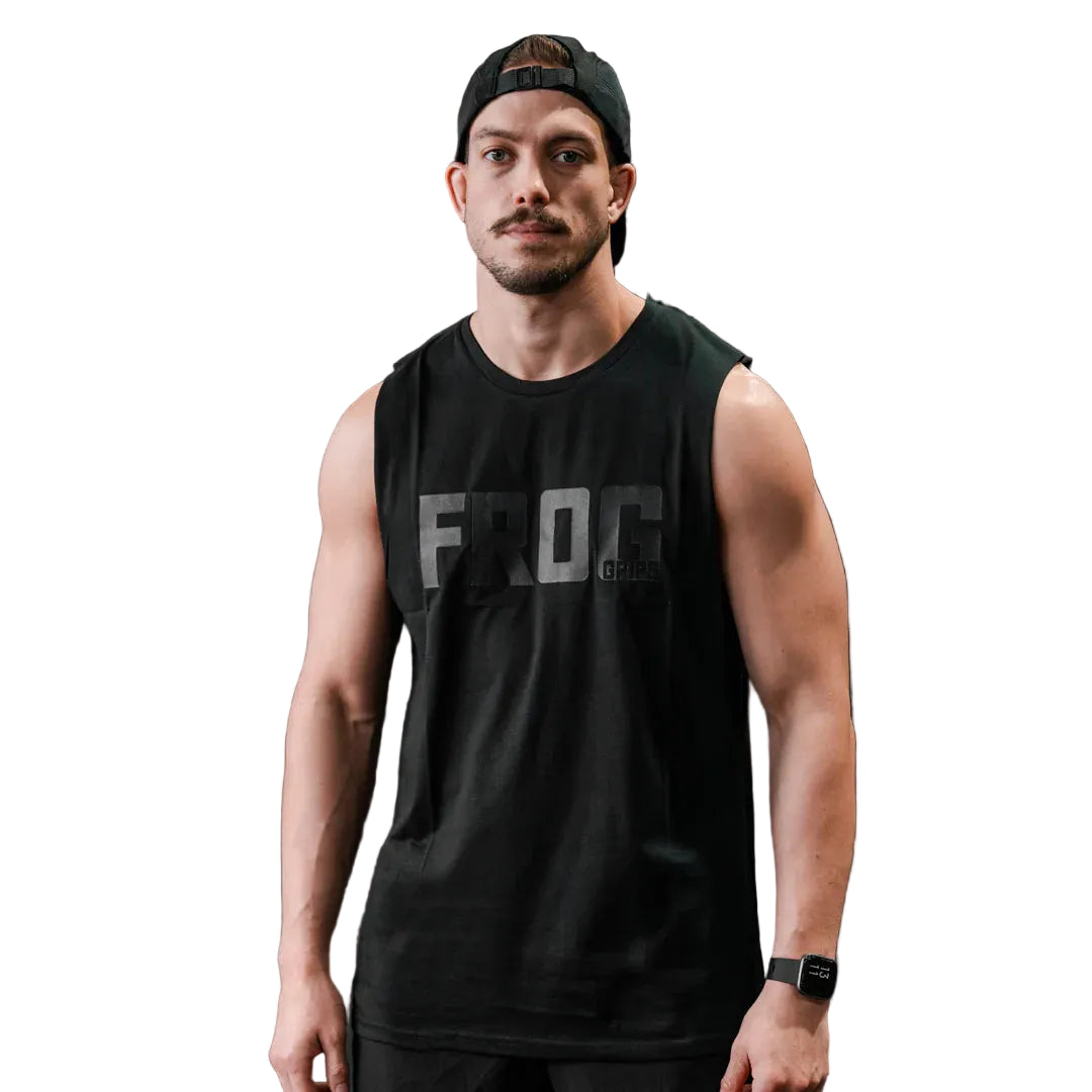 Frog Grips Muscle Tee Unisex - Black