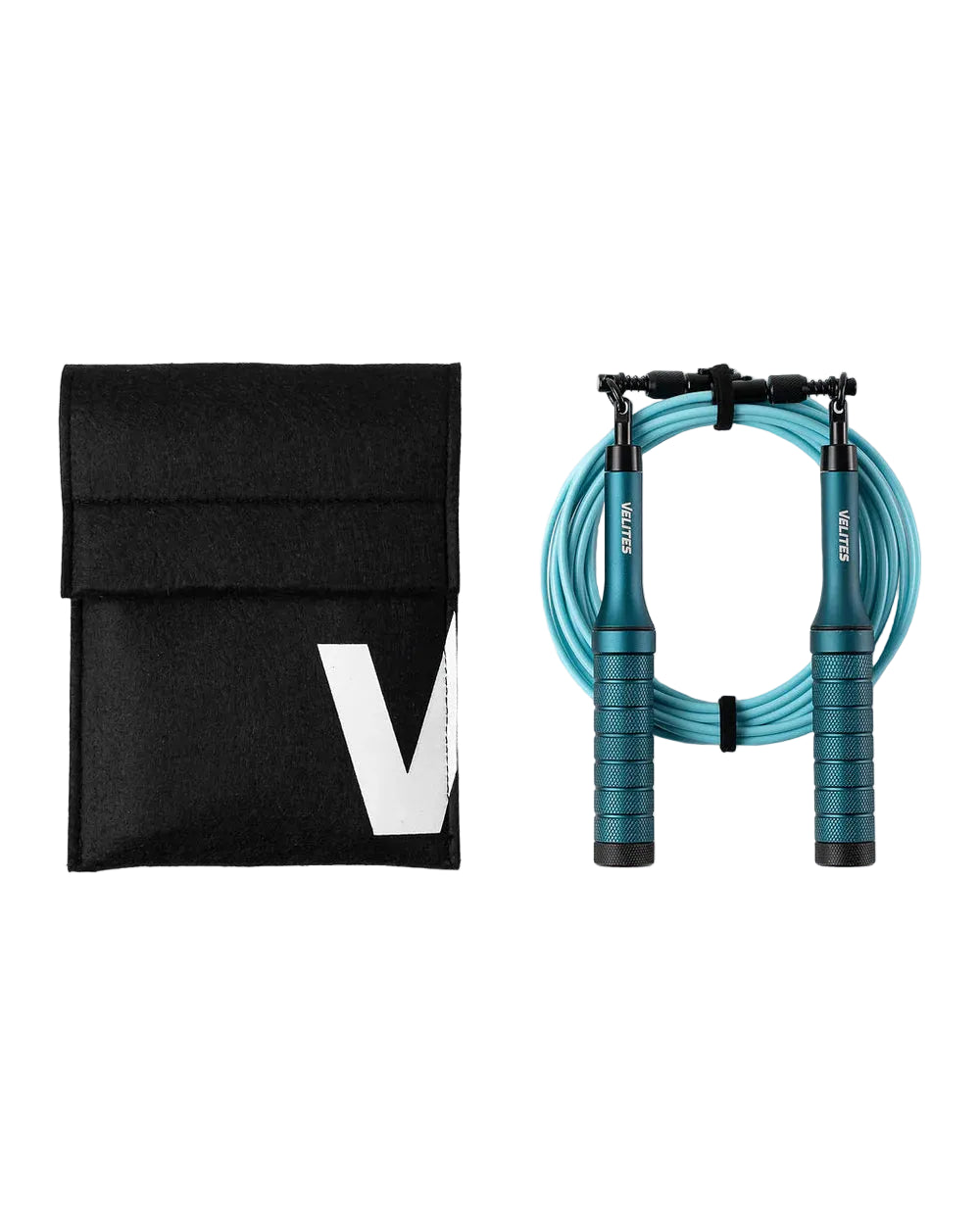 Velites Earth 2.0 Heavy Jump Rope - Clear Blue