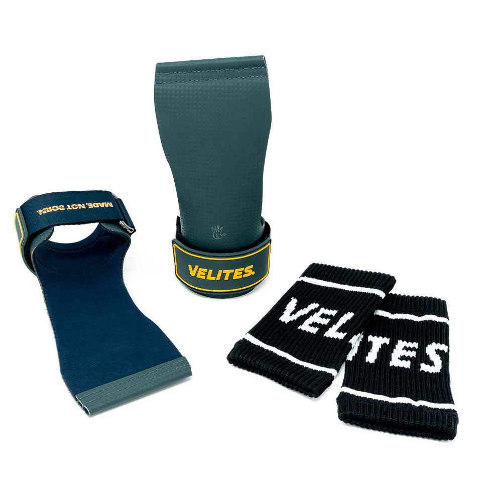 Velites - Quad Ultra Grips No Chalk Dark Green Kit