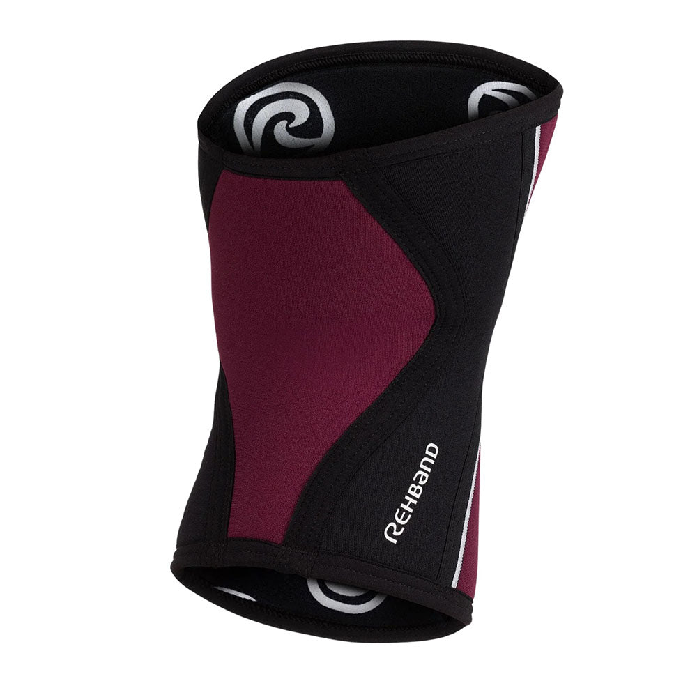 Rehband - RX Knee Sleeves 5 mm Black/Burgundy 1-pack