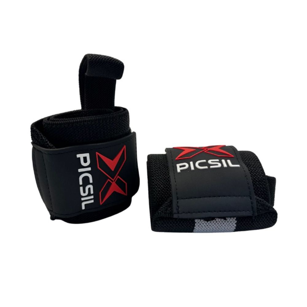 Picsil Wrist Wraps Black X