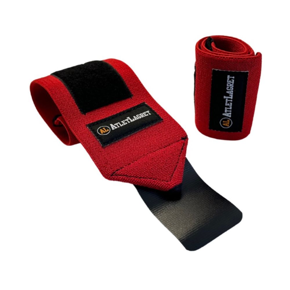AL Wrist Wraps Solid Red