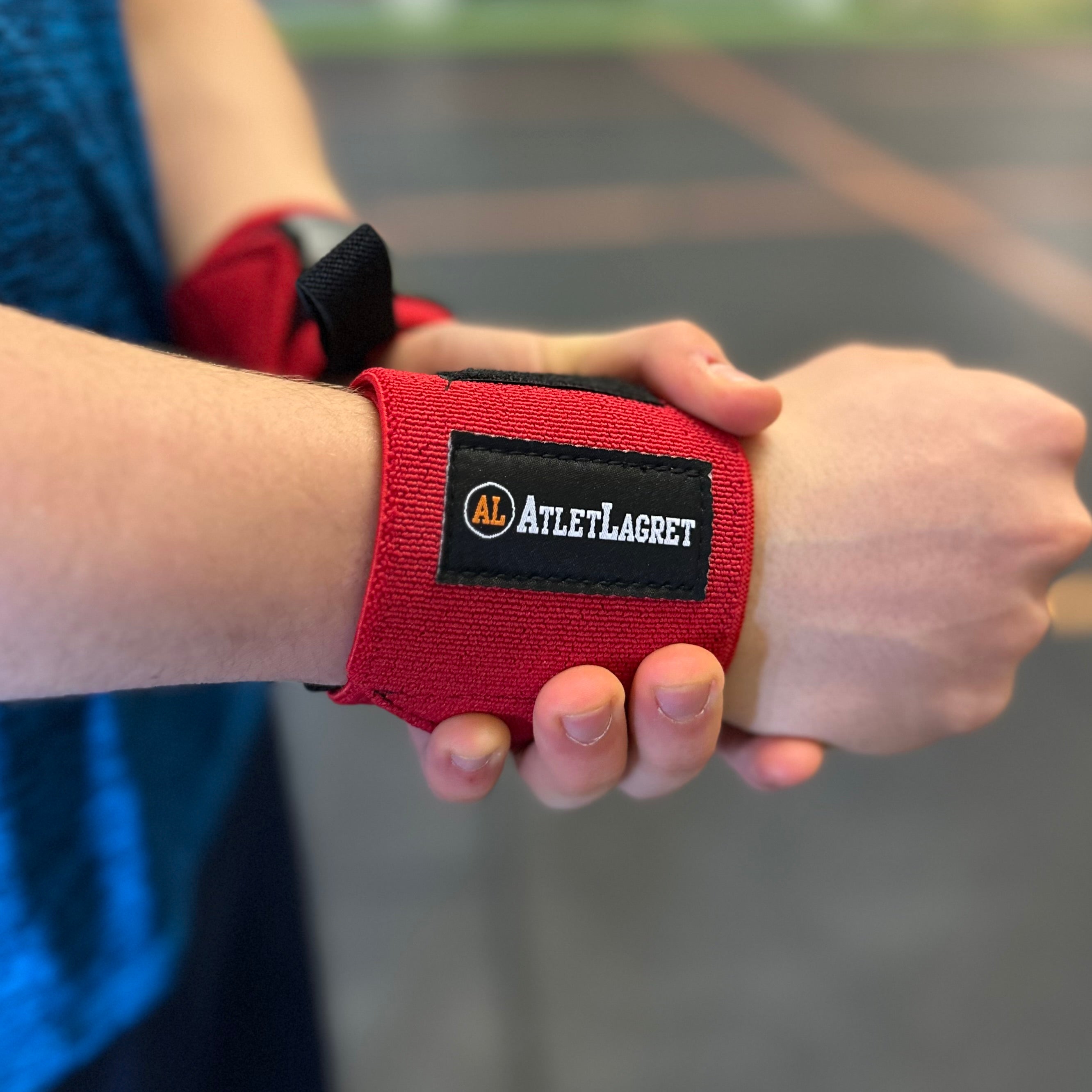 AL Wrist Wraps Solid Red