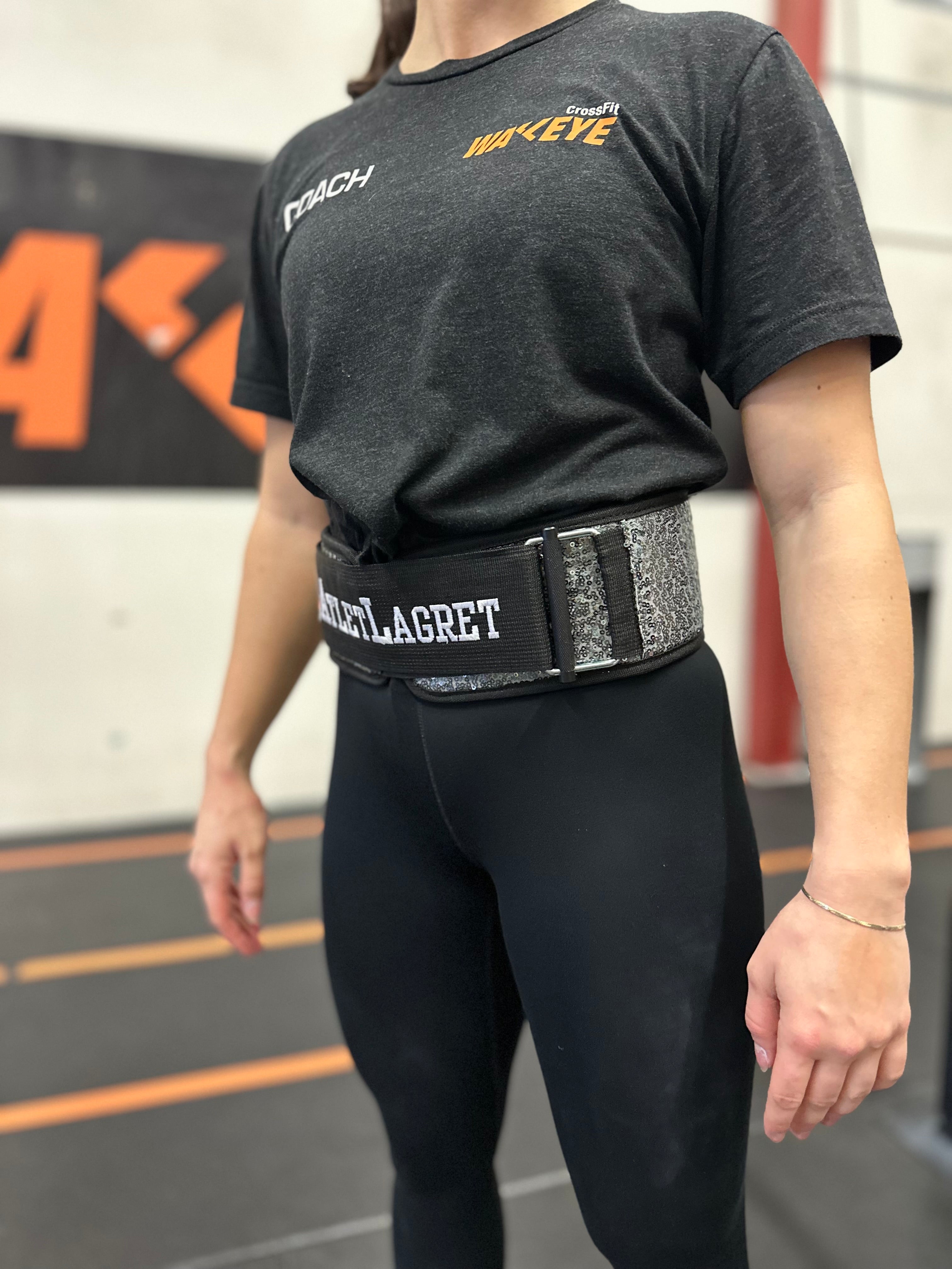 AL Weightlifting Belt Bombshell - Silver
