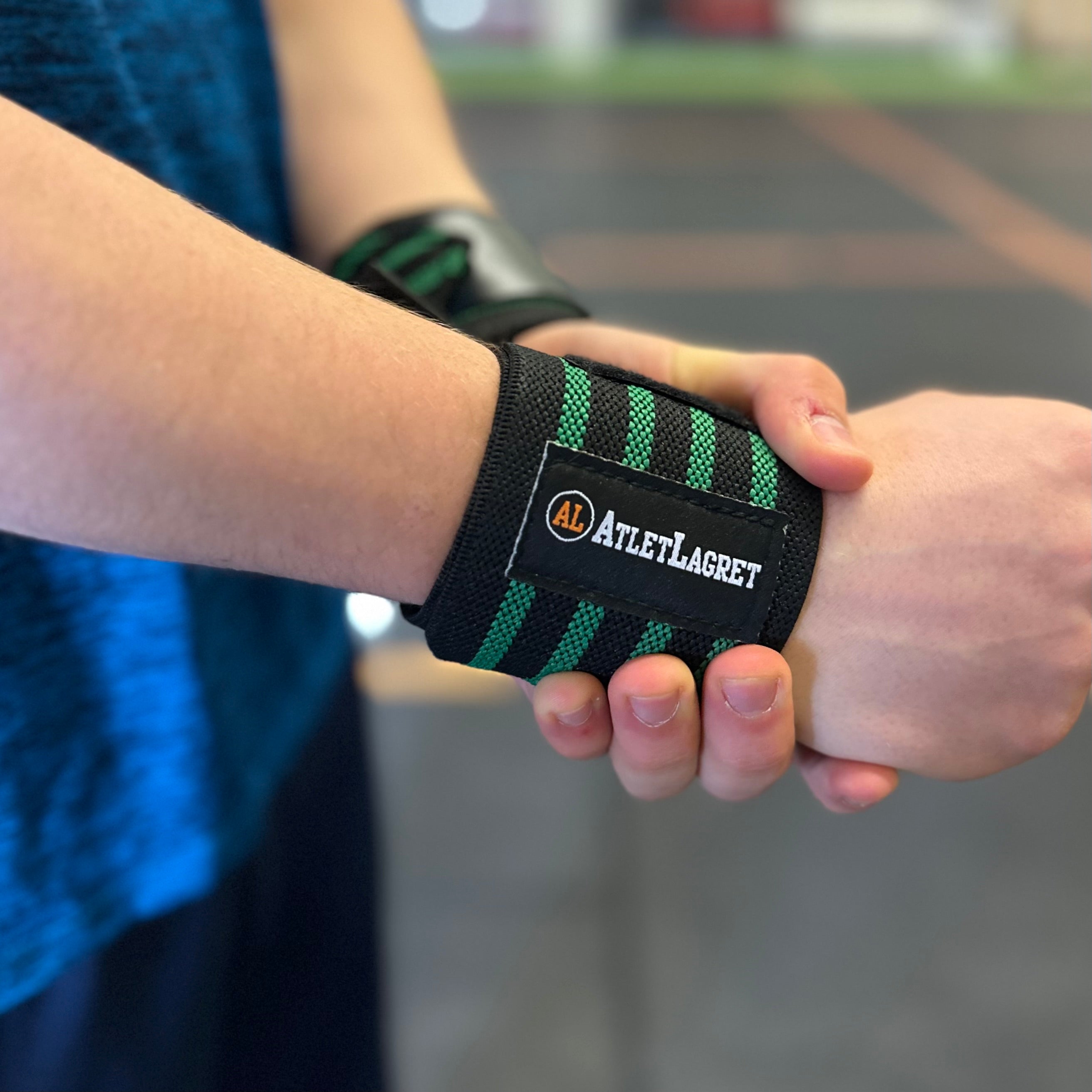 AL Wrist Wraps Stripe Black/Green