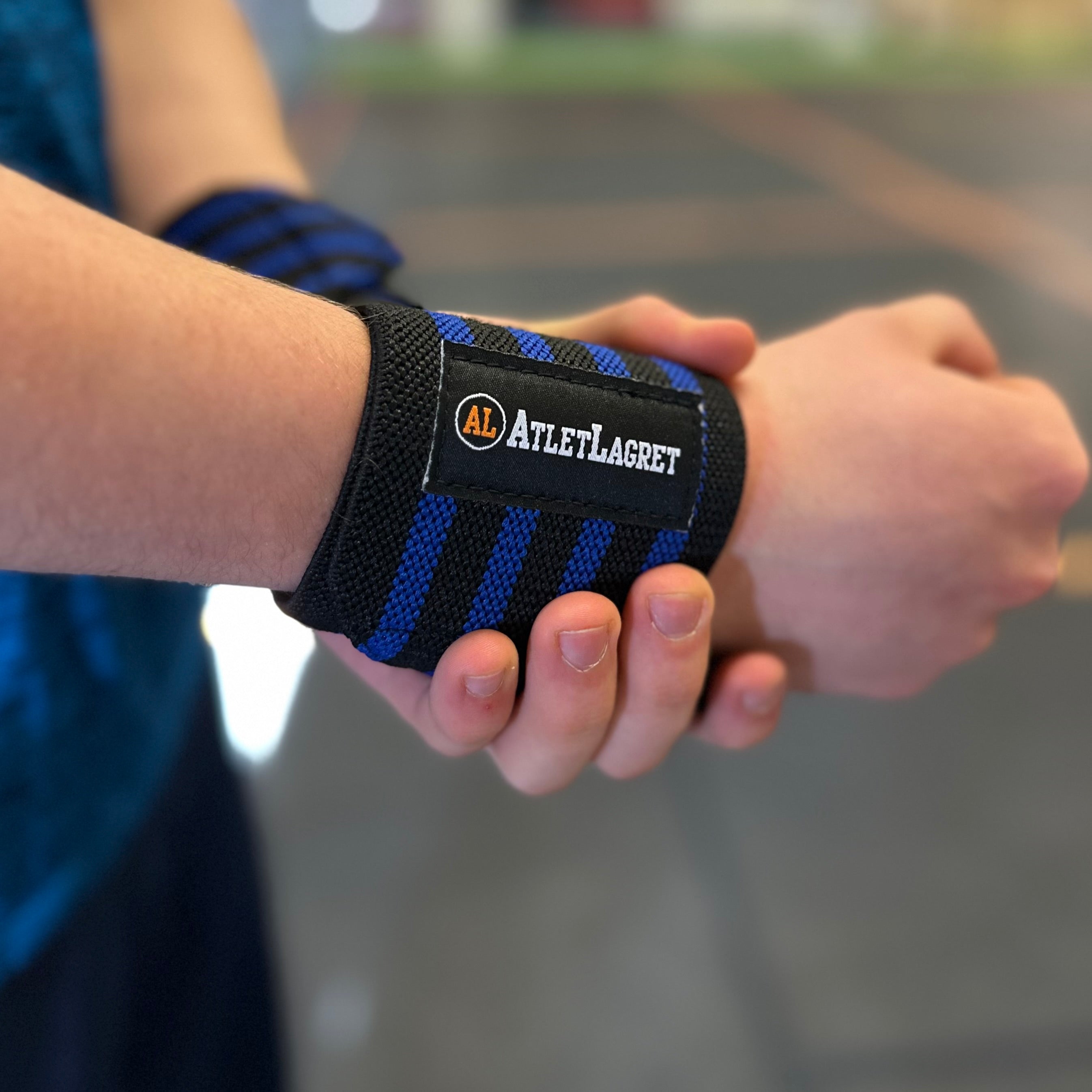 AL Wrist Wraps Stripe Black/Blue