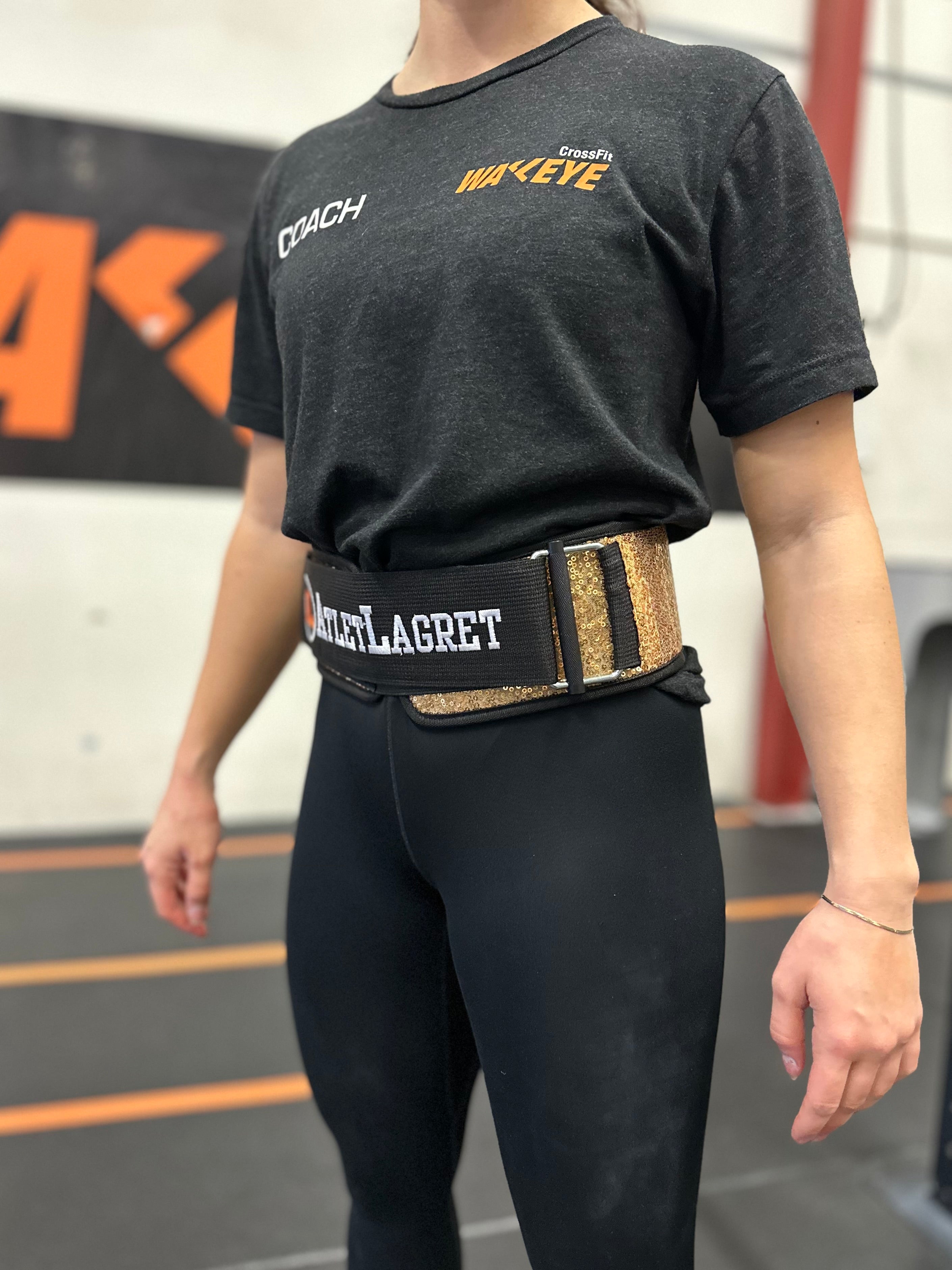 AL Weightlifting Belt Bombshell - Gold