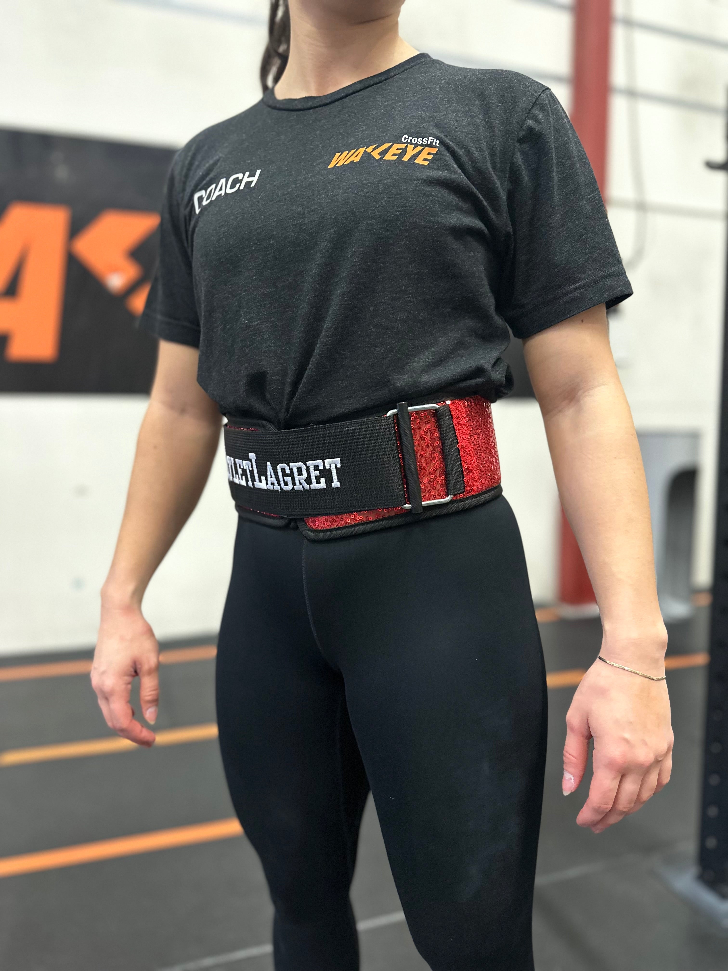 AL Weightlifting Belt Bombshell - Red
