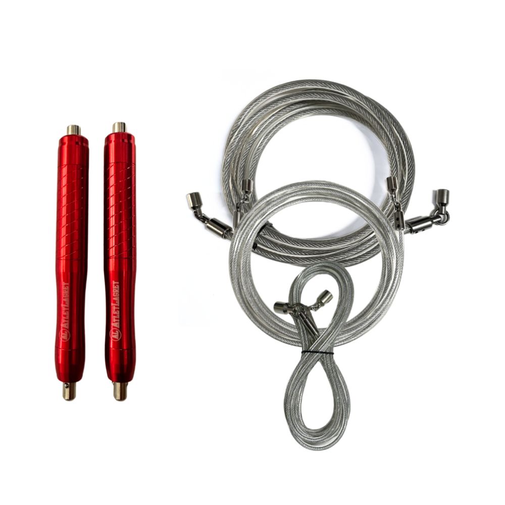 AL Beast Two Heavy Jump Rope Set Red