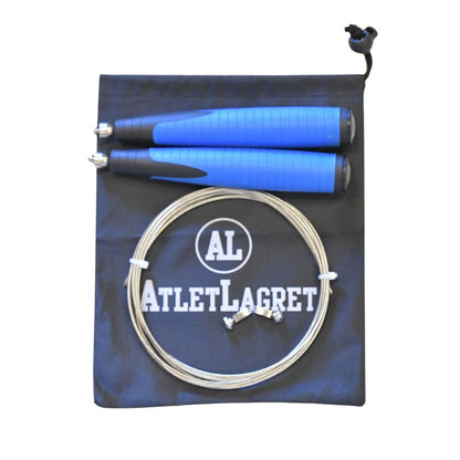 AL Jump Rope silikon Handtag Blue