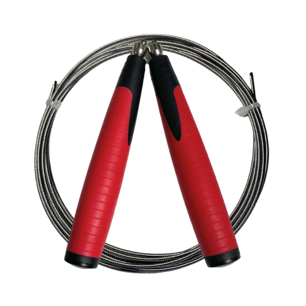 AL Jump Rope Silikon Handtag Red
