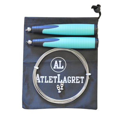 AL Jump Rope Silikon Handtag Green