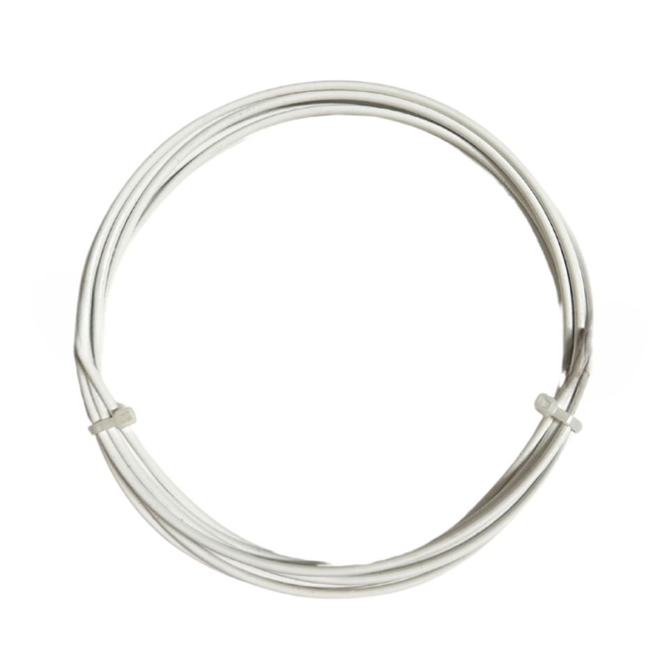 Vajer till AL Speed - White  2,5mm Svensktillverkad