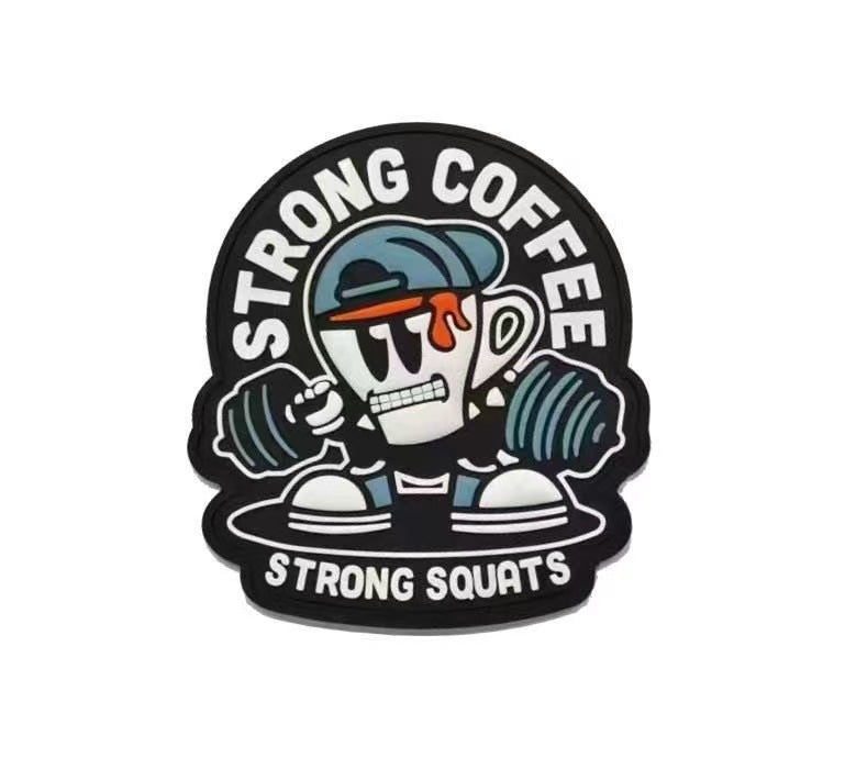 AL Patch Strong Coffee - Rubber Black
