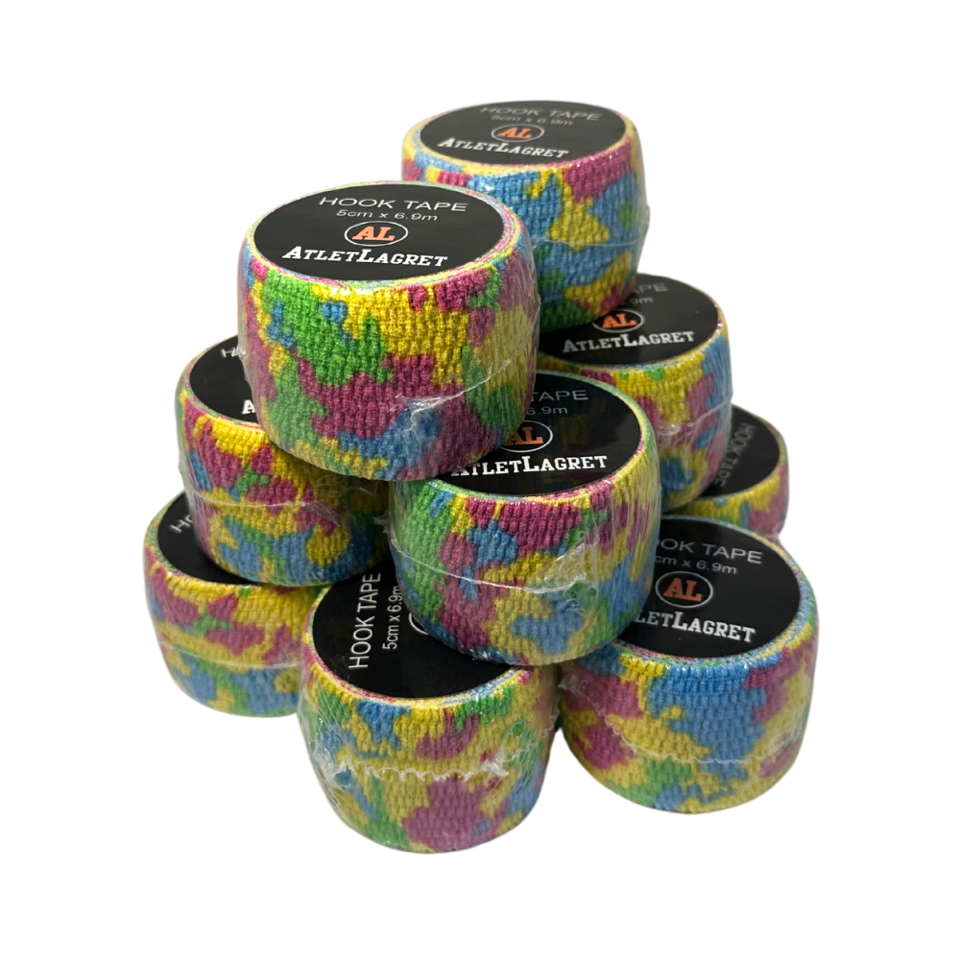 AL Hook Grip Tape Pink Camo 12p        Halv kartong = 55,75 / styck