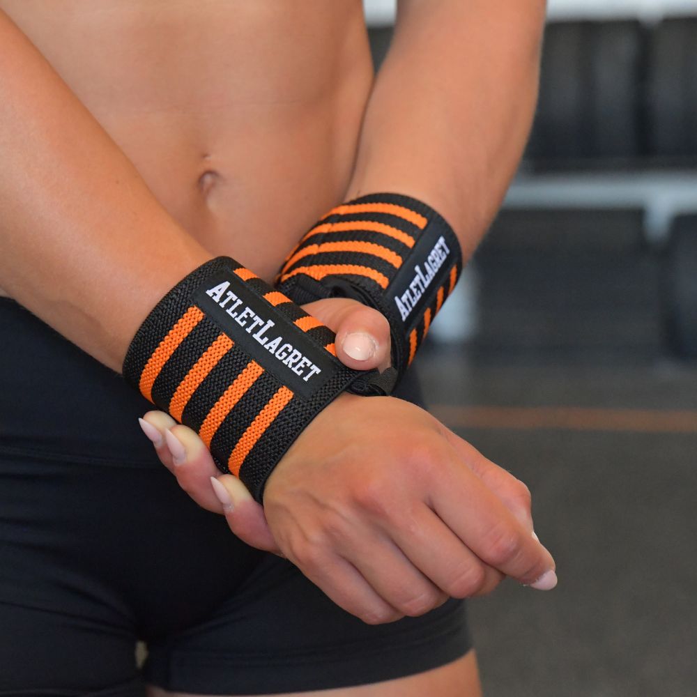 AL Wrist Wraps Stripe Black/White