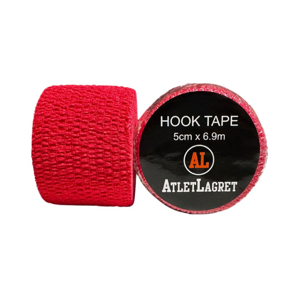 AL Hook Tape Red 1p   6,9 meter x 5 cm