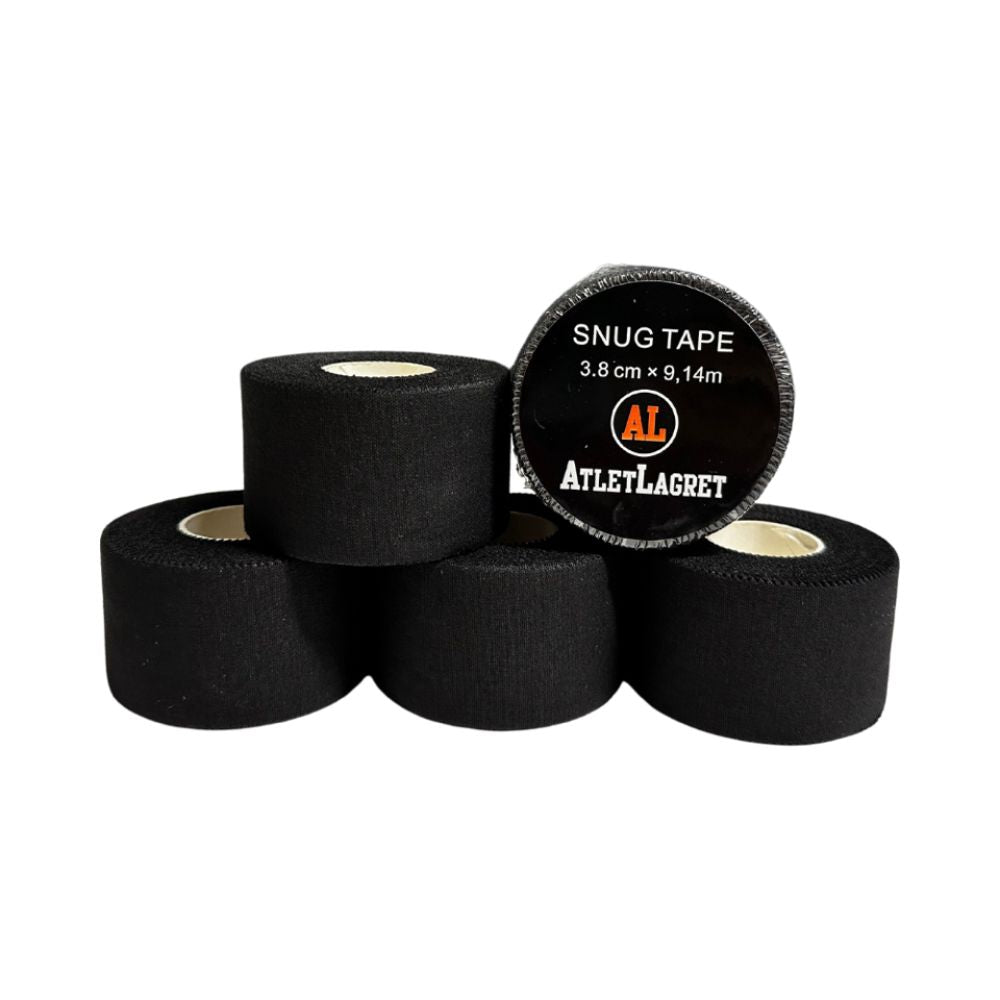 AL Snug Tape Black Cotton 5-pack