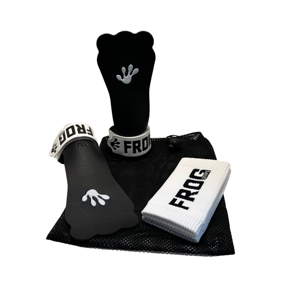 Frog Grips - Base Grips 2.0 - HD Black/White Fingerless