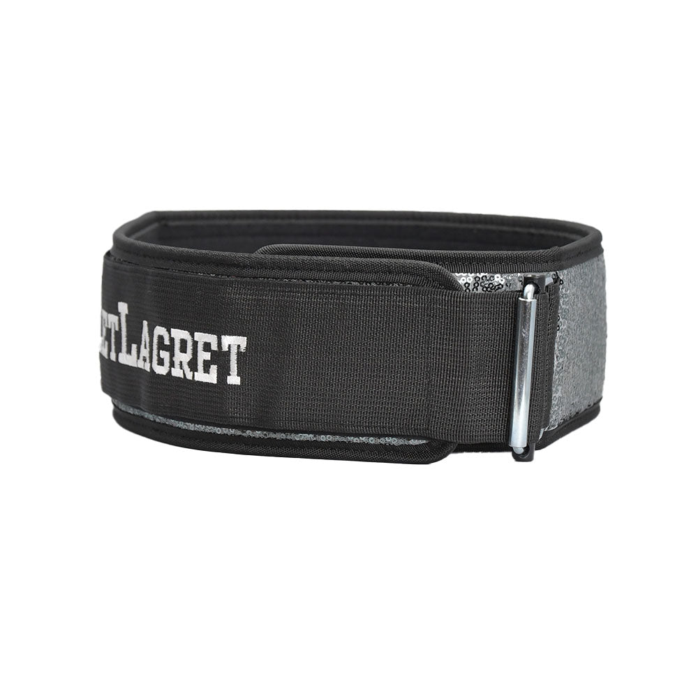 AL Weightlifting Belt Bombshell Silver