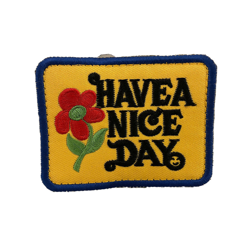 Patch Have A Nice Day Yellow Brodyr