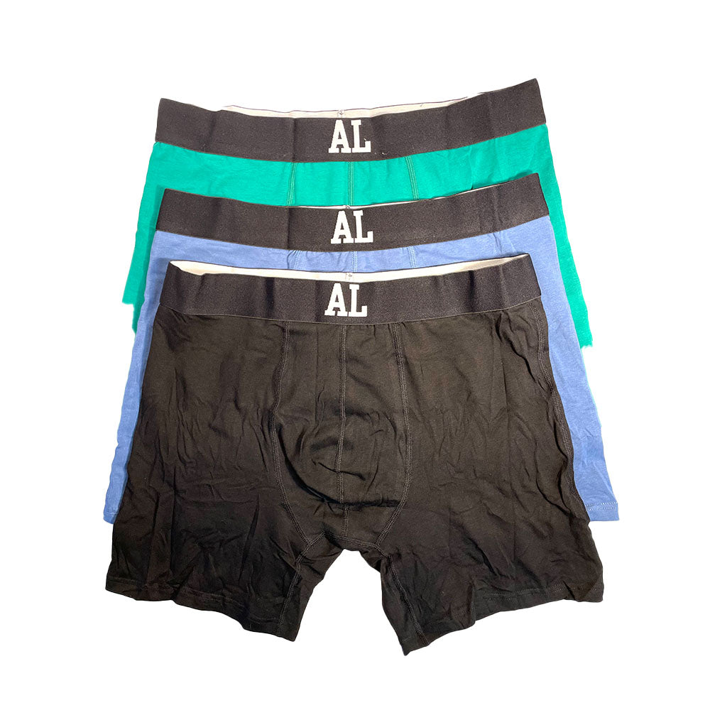 AL Boxer 3-pack Black/Blue/Green