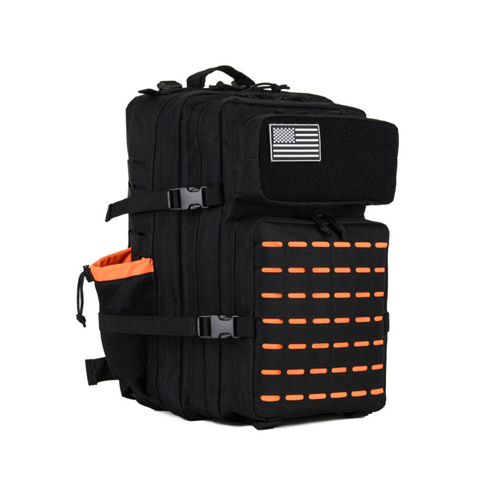 AL Backpack Tactical 45 Liter Black Orange