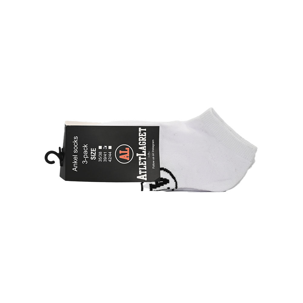 AL Ankelsocka 3-pack White