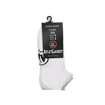 AL Ankelsocka 3-pack White
