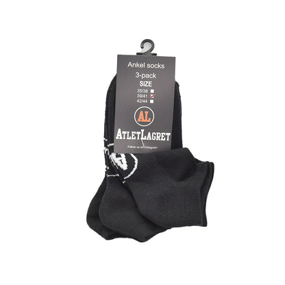 AL Ankelsocka 3-pack Black