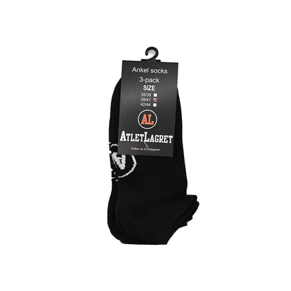 AL Ankelsocka 3-pack Black