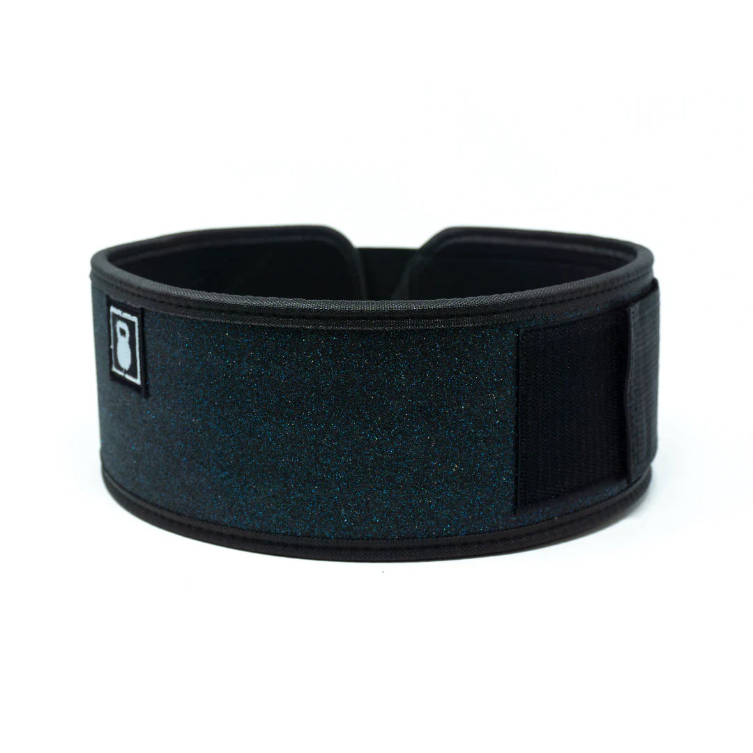 2Pood Cosmic 4 Weightlifting Belt - Black Glitter