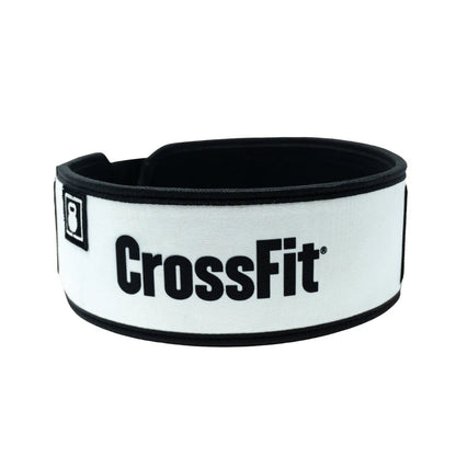 2Pood CrossFit® 4 Straight Weightlifting Belt White