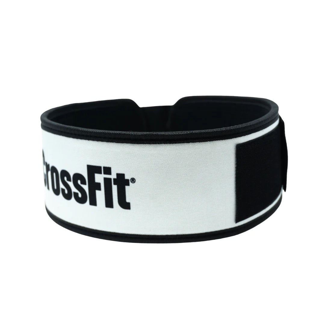 2Pood CrossFit® 4 Straight Weightlifting Belt White